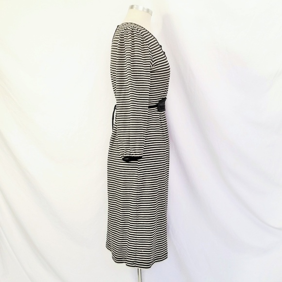 SOLD! ****Fornarina Dress Stripe Wool Knit Velvet - Picture 4 of 6